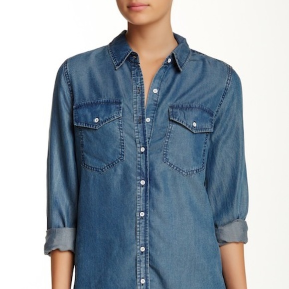 Velvet Heart Tops - Velvet Heart Chambray Shirt